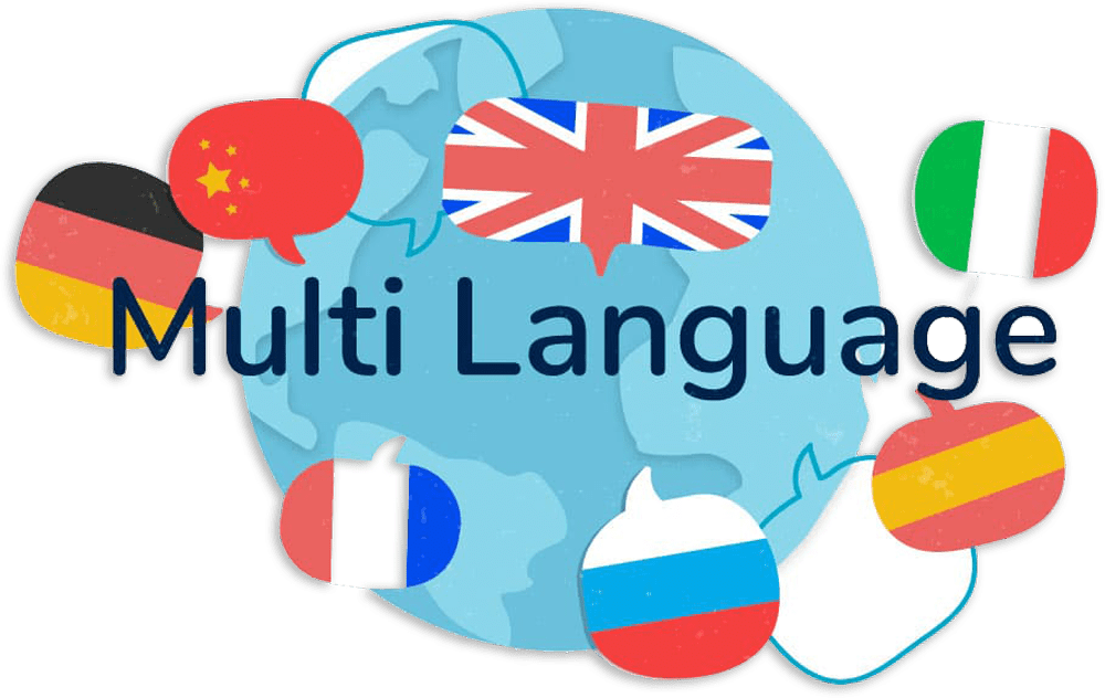 دعم اللغات